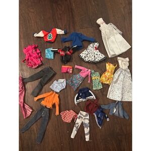 Vintage Barbie Doll Clothes Lot Outfits Tops Bottoms Dresses Accessories Multi